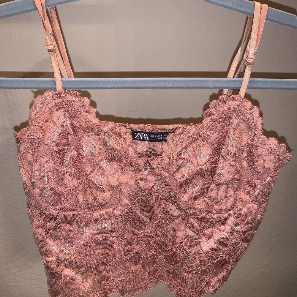 Zara Lace Crop Top